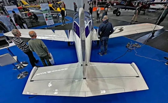 Belmont aircraft on display at AERO Friedrichshafen