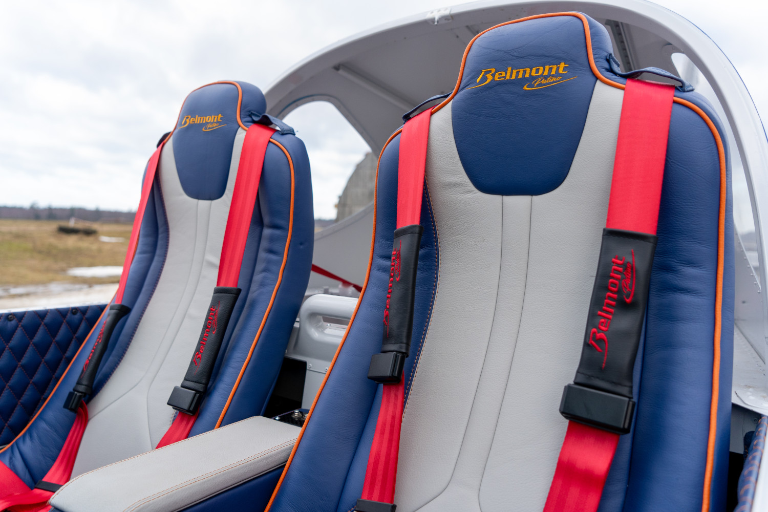 Luxury custom leather interior — grade, stitch and piping chosen by you.